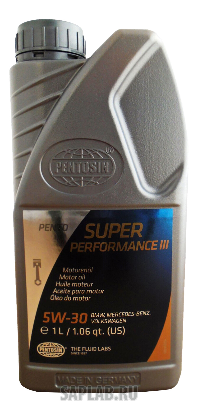 Купить PENTOSIN 1078107 Моторное масло Pentosin Pento Super Perfomance III SAE 5W-30 1л