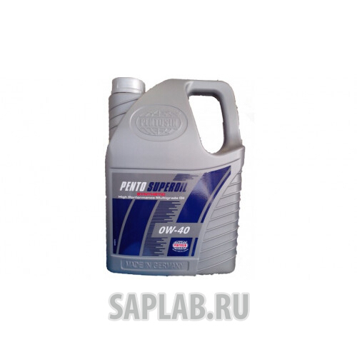 Купить PENTOSIN 8723206 Моторное масло Pentosin Pento Superoil 0W-40 8723206