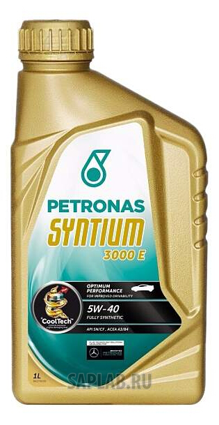 Купить PETRONAS 18051619 Моторное масло Petronas Syntium 3000 E 5W-40 1л