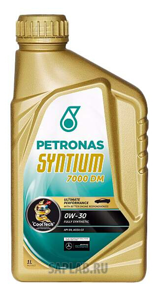 Купить PETRONAS 18341619 Моторное масло Petronas Syntium 7000 DM 0W-30 1л