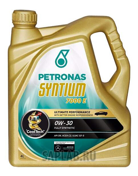 Купить PETRONAS 18554019 Моторное масло Petronas Syntium 7000 E 0W-30 4л