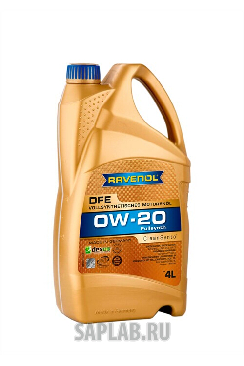 Купить RAVENOL 1111109004 Моторное масло Ravenol DFE 0w-20 4л