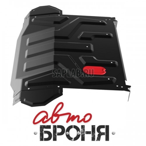 Купить RIVAL 1060181 Защита картера и КПП Автоброня LADA 2110/2170 Priora 1995-2007/2007-..., сталь 2 мм