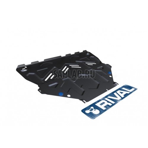Купить RIVAL 11118381 Защита картера и КПП Rival, Ford Kuga II V - 1.6, 2.5, 2013-, крепеж в комплекте, сталь, (без удаления пыльника)Sale1.8 мм