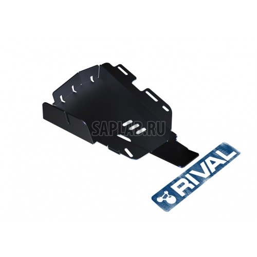 Купить RIVAL 11131241 Защита компрессора пневмоподвески Rival, Land Rover Discovery 4 V - все, 2009-/Range Rover Sport V - все, 2005-, крепеж в комплекте, сталь, 4 мм