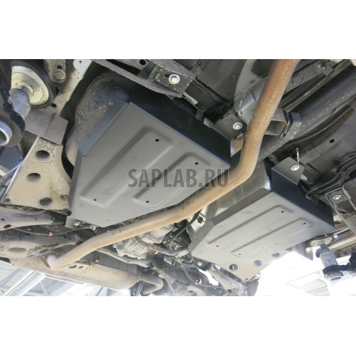 Купить RIVAL 11141591 Защита топливного бака Rival, Nissan Murano V - 3.5, АКПП, 2009-, крепеж в комплекте, сталь, 1.8 мм