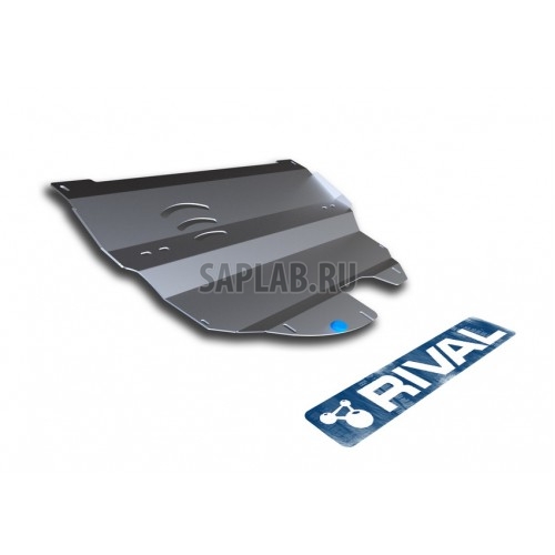 Купить RIVAL 33303161 Защита картера и КПП Rival, AUDI A1 V - все, 2010-, крепеж в комплекте, алюминий, Sale4 мм