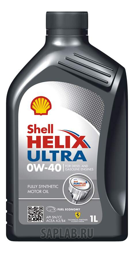 Купить SHELL 550040758 Моторное масло Shell Helix Ultra 0W-40 1л
