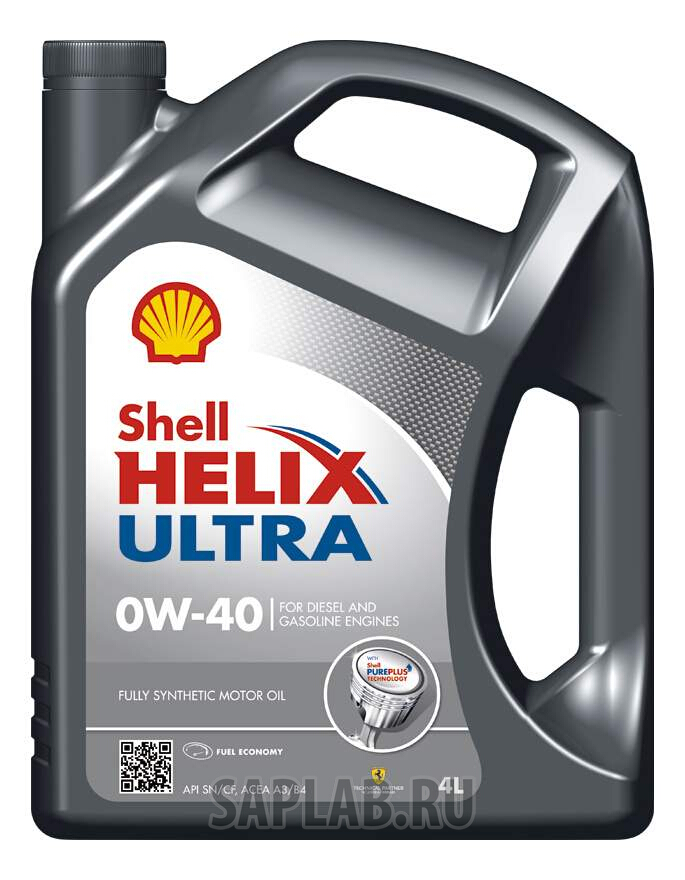 Купить SHELL 550040759 Моторное масло Shell Helix Ultra 0W-40 4л