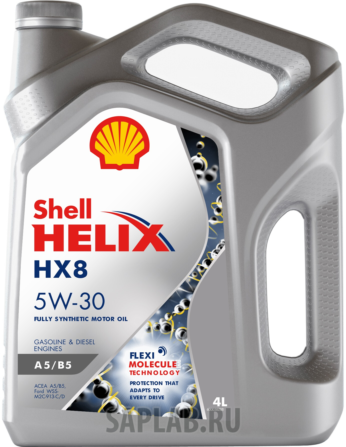 Купить SHELL 550046777 Моторное масло Shell Helix HX8 5w-30 4л
