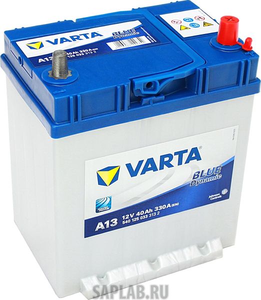 Купить VARTA 540125033 Аккумулятор Varta Blue Dynamic 12v 40ah 330a (R ) 187x140x227mm 9,74kg Varta арт. 54012503