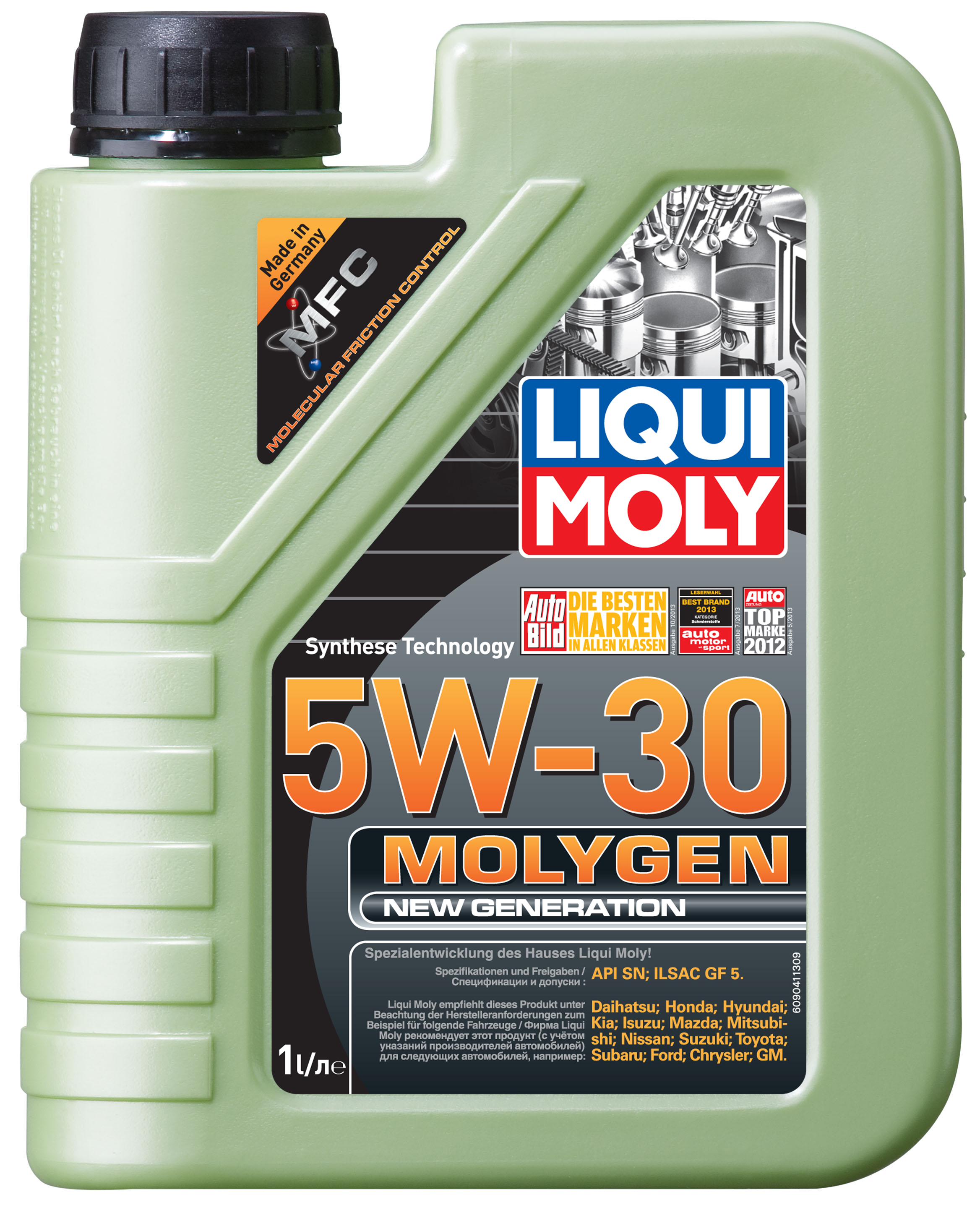 Купить LIQUI MOLY 9041 Моторное масло Liqui moly Molygen New Generation 5W-30 1л