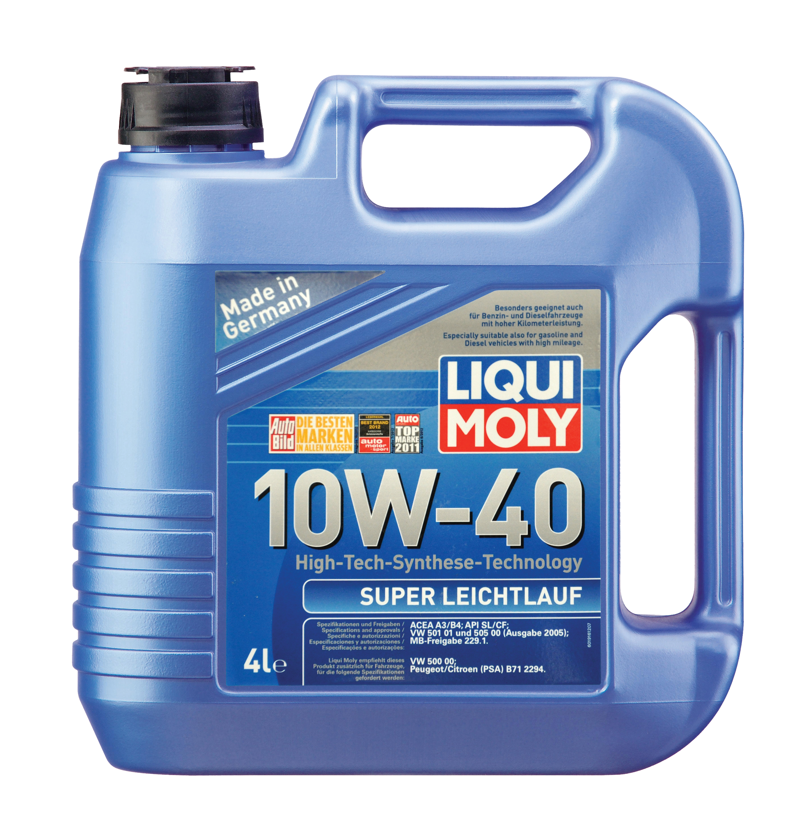 Купить LIQUI MOLY 1916 Моторное масло Liqui moly Super Leichtlauf 10W-40 4л
