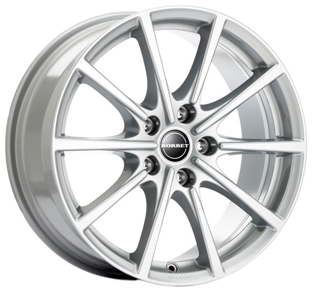 Купить Borbet WHS101834 BL5 18/8 ET40 brilliant-silber