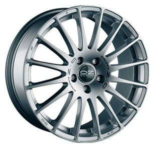Купить Oz WHS057418 Superturismo GT 17/7 ET25 Race silver + black lettering