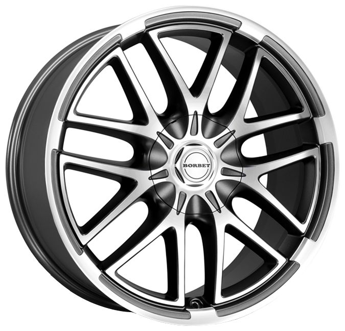 Купить Borbet WHS059643 XA 18/8 ET35 Blackchrome-poliert
