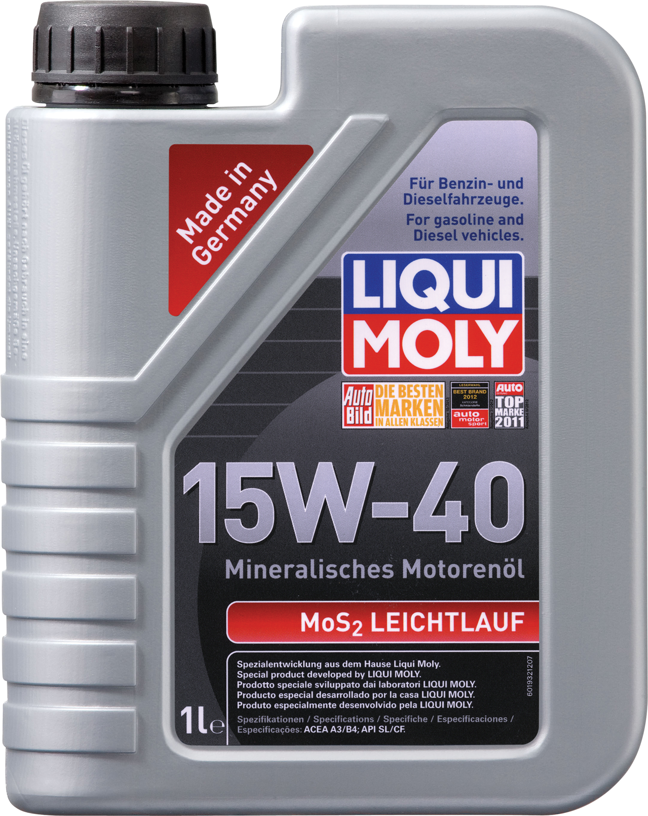Купить LIQUI MOLY 1932 Моторное масло Liqui moly Super Motor Oil MoS2 15w-40 1л