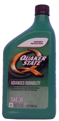 Купить QUAKER STATE 073102036543 Моторное масло Quaker state Advanced Durability SAE 30 0,946л