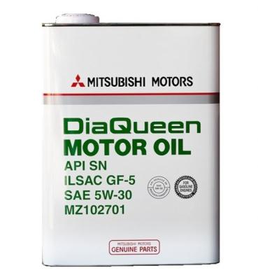 Купить MITSUBISHI MZ102701 Моторное масло Mitsubishi Dia Queen Motor Oil 5W-30 4л