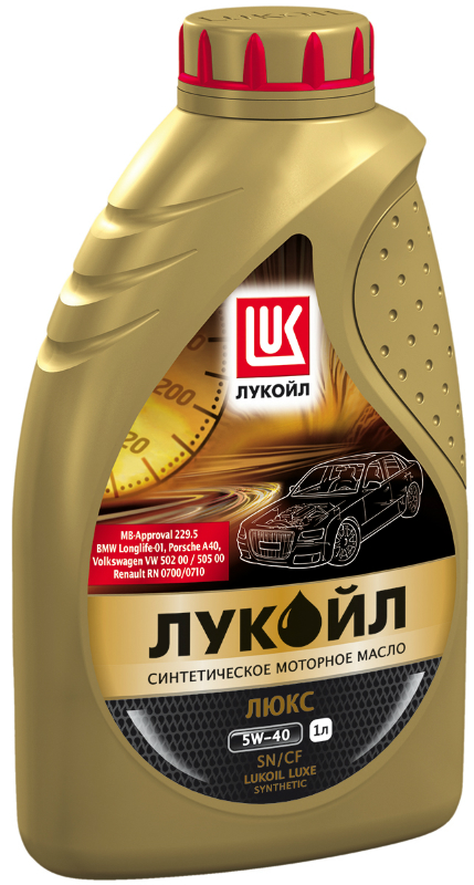 Купить LUKOIL 19189 Моторное масло Lukoil Люкс SL/CF 5W-40 1л