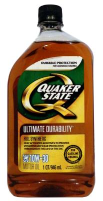 Купить QUAKER STATE 073102046528 Моторное масло Quaker state Ultimate Durability SAE 10W-30 0,946л