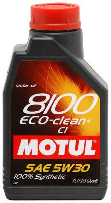 Купить MOTUL 101545 Моторное масло Motul 8100 Eco-clean 5w-30 5л