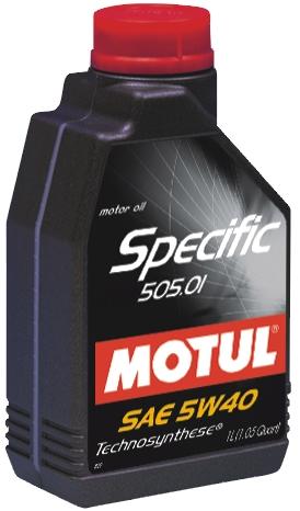 Купить MOTUL 101573 Моторное масло Motul Specific 502 00 / 505 00 / 505 01 SAE 5W-40 1л