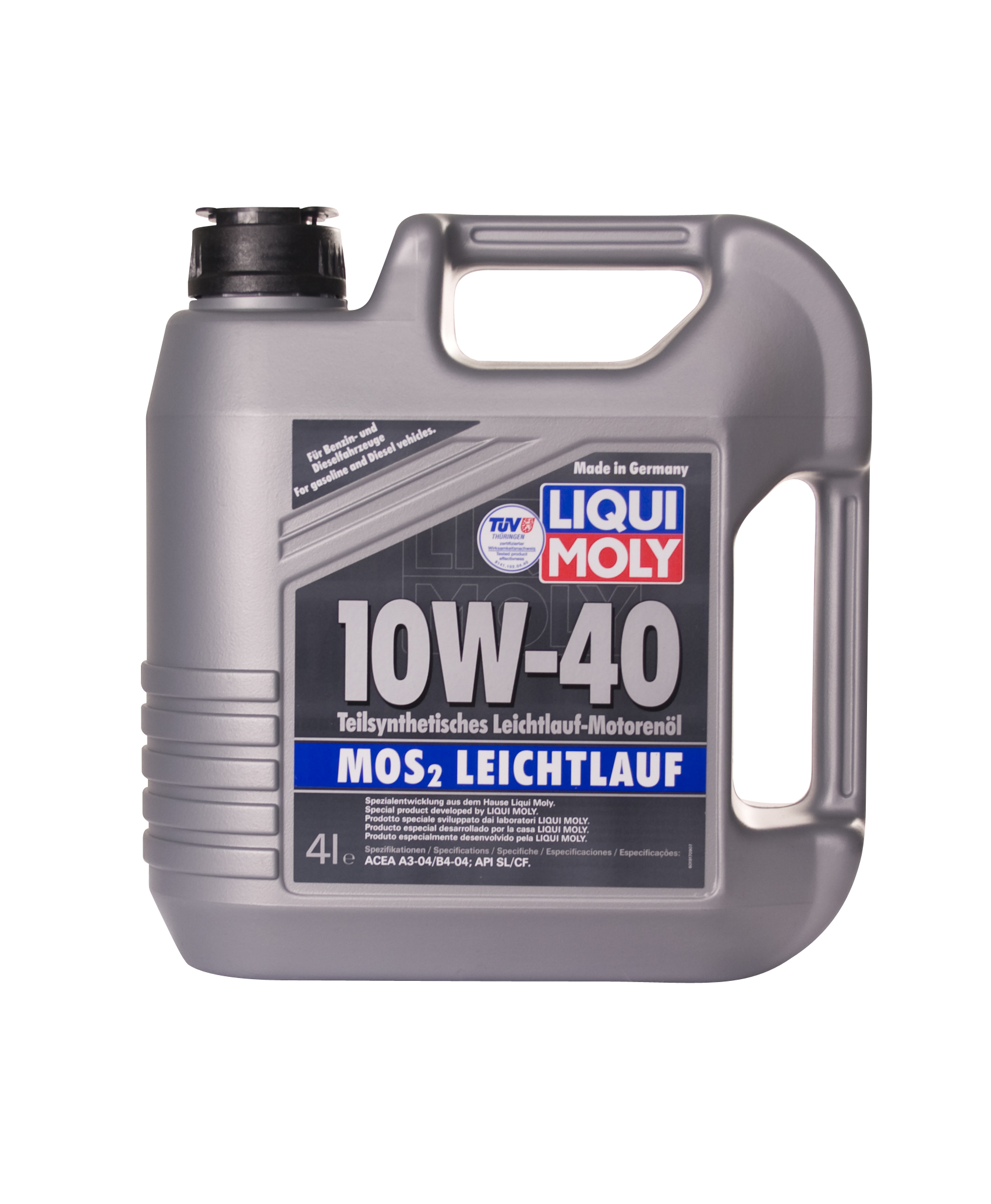 Купить LIQUI MOLY 1917 Моторное масло Liqui moly MoS2 Leichtlauf 10W-40 4л