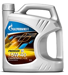 Купить GAZPROMNEFT 2389901311 Моторное масло Gazpromneft Premium N SN/CF 5W-40 4л