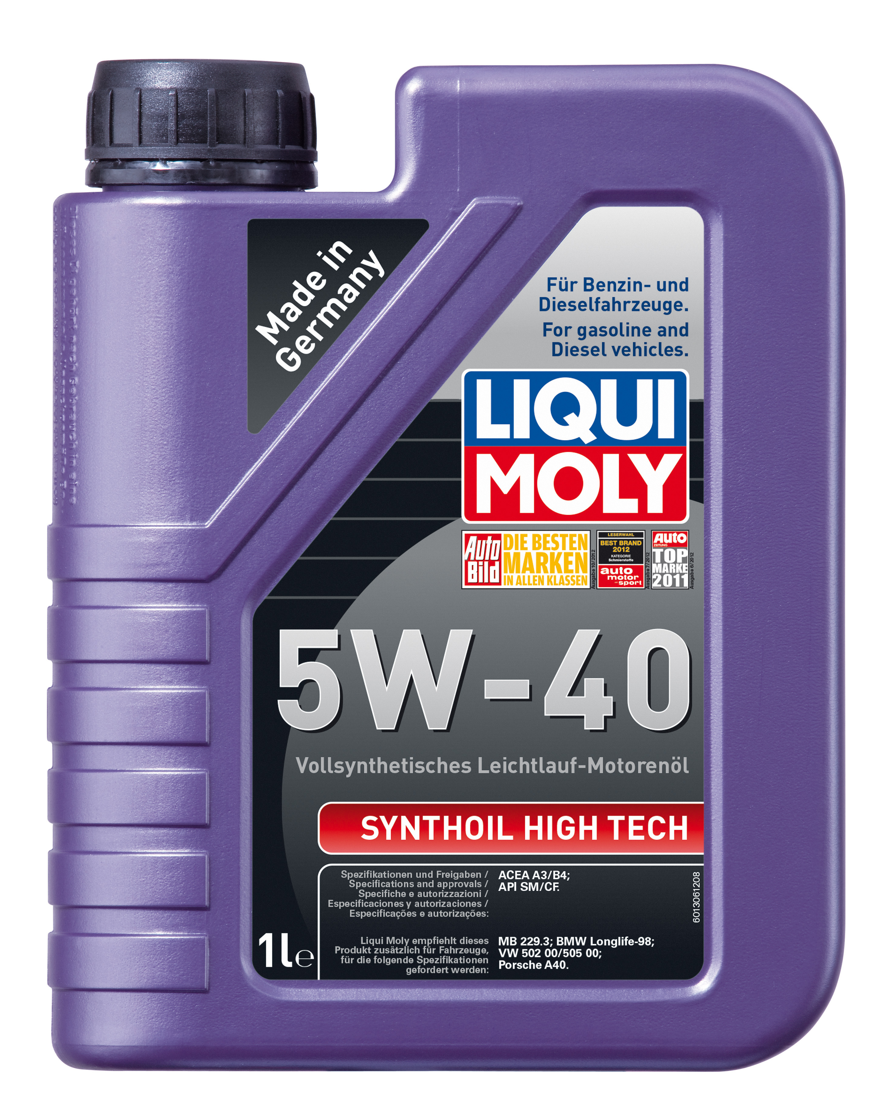 Купить LIQUI MOLY 1924 Моторное масло Liqui moly Synthoil High Tech SAE 5W-40 1л