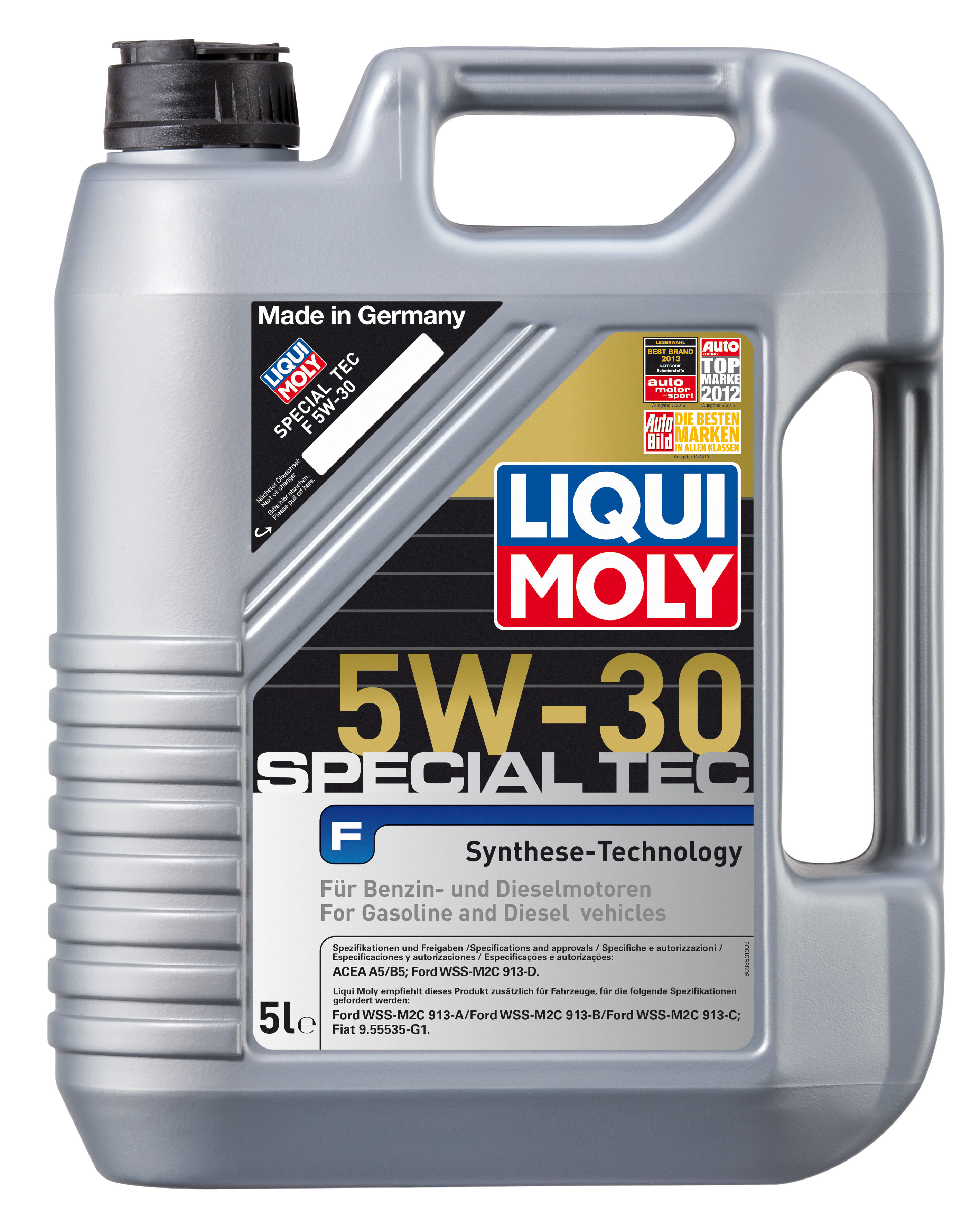Купить LIQUI MOLY 8064 Моторное масло Liqui moly Special Tec F 5W-30 5л