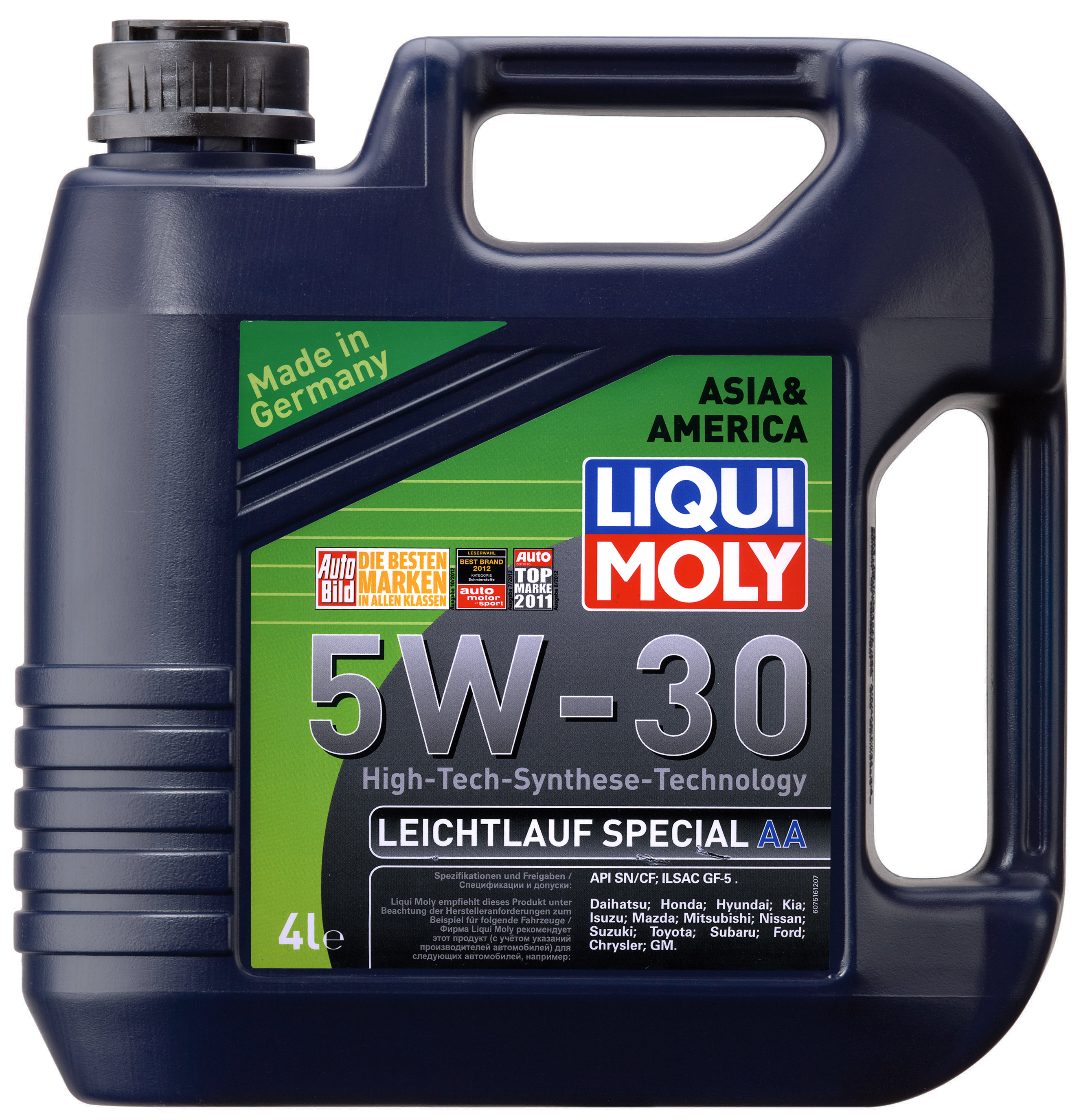Купить LIQUI MOLY 7516 Моторное масло Liqui moly  Leichtlauf Special AA 5w-30 4л