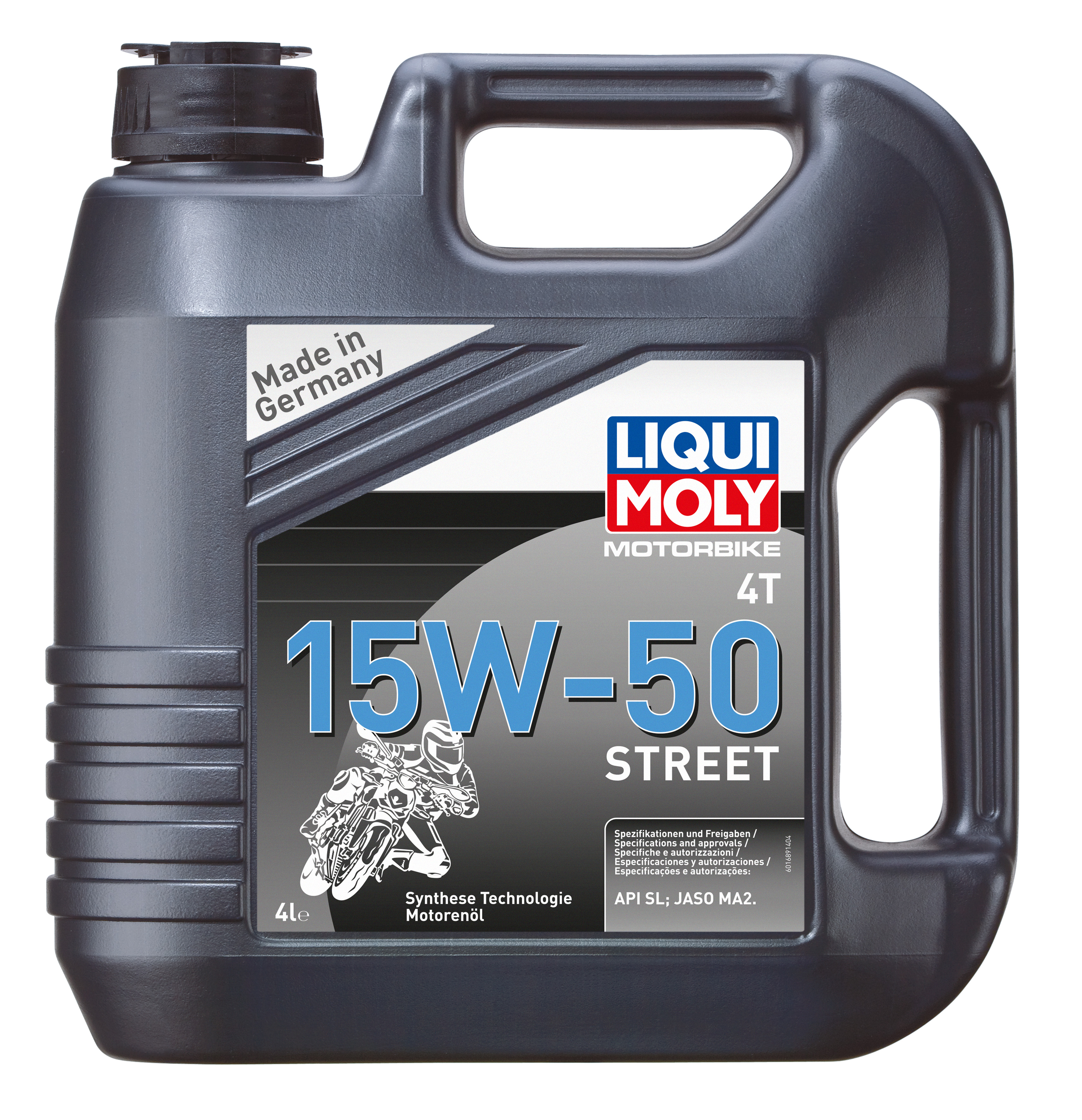 Купить LIQUI MOLY 1689 Моторное масло Liqui moly Motorbike 4T Street 15w-50 4л