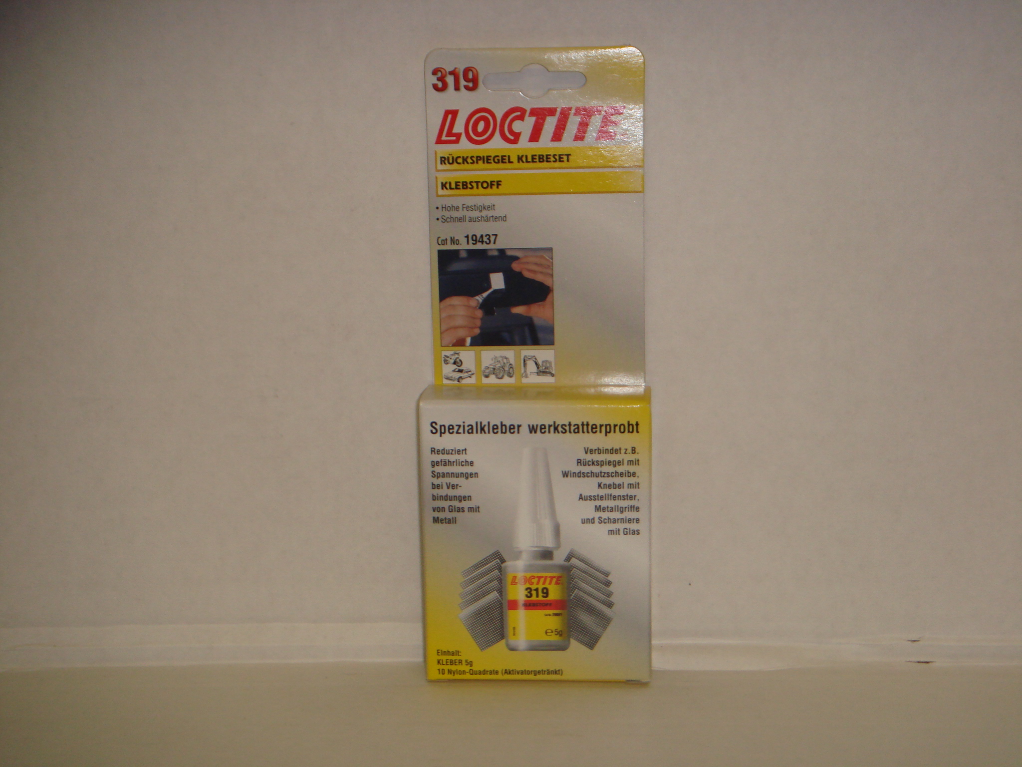 Купить Loctite 229972 Набор для приклеивания зеркала заднего вида 5 г + 10 нейл. пл.